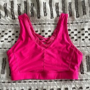 Pink Sports Bra